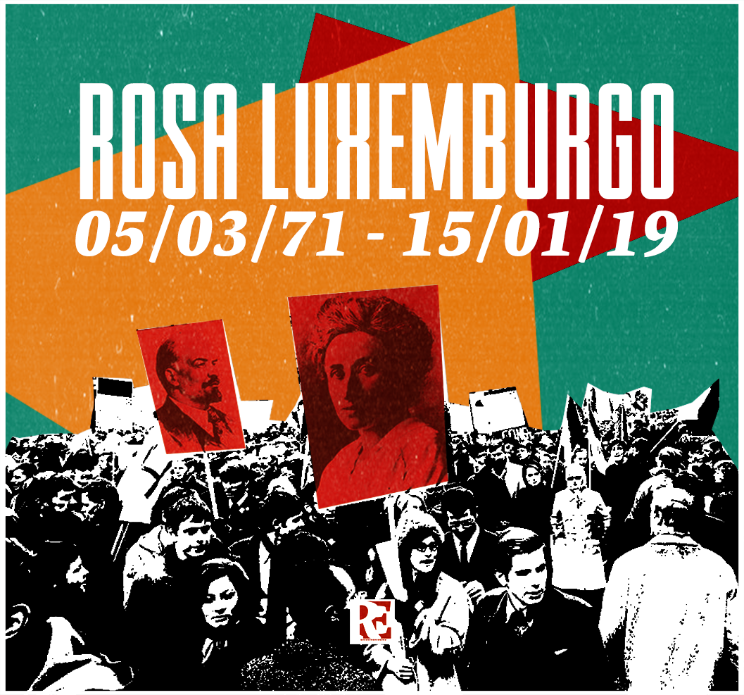 Afiche conmemorativo de Rosa Luxemburgo